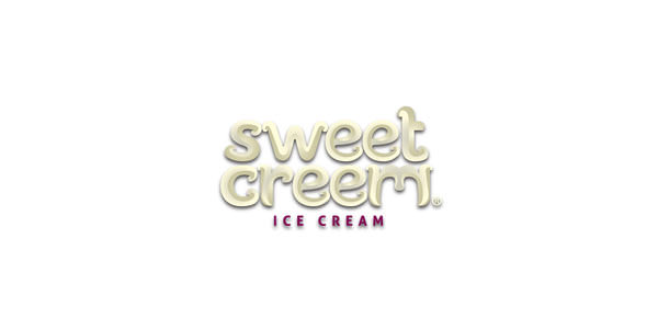 Sweet Creem, Ice Cream. thiet ke logo nha hang